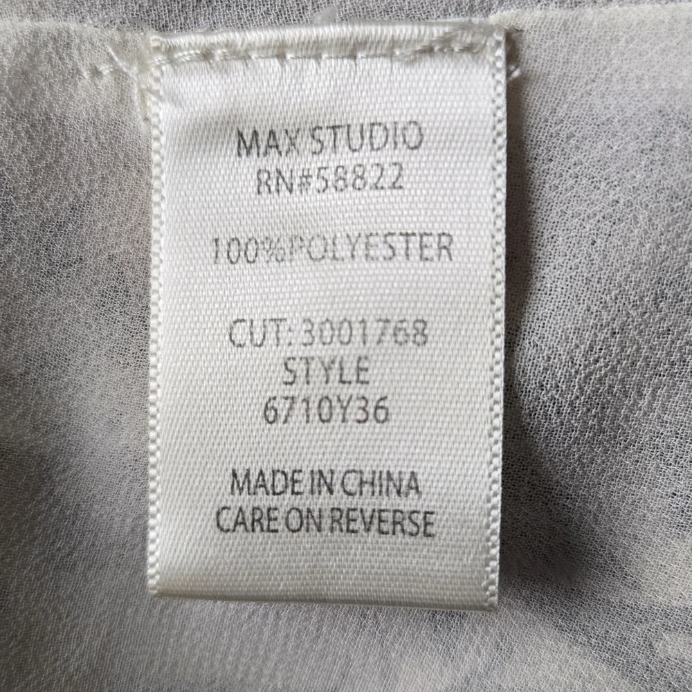 Max Studio Floral Dressy Tank Sleeveless Top - Picture 10 of 12
